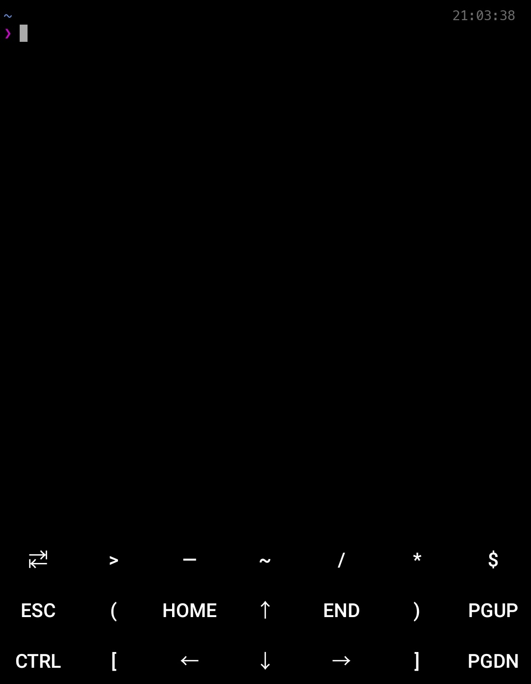 Termux 界面